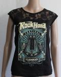 Metal Attack Merch Shop - Rock Hard Festival 2019 - Girlie Shirt Skull Spitze Langarm